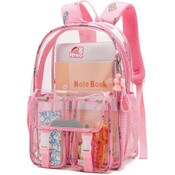 Wholesale - *OUTSIDE USA* CLEAR/PINK BACKPACK